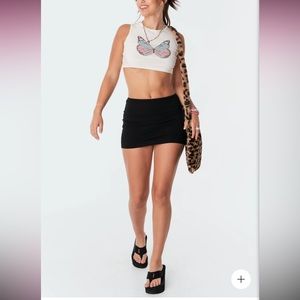 Edikted Low Rise mini skirt